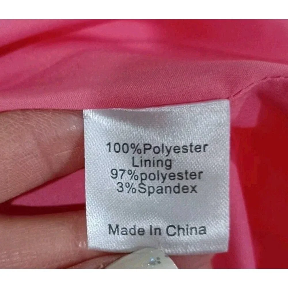 Tuckernuck Guipure Lace Blythe Sleeveless Floral Dress Pink Size L Preppy Party - Picture 9 of 10